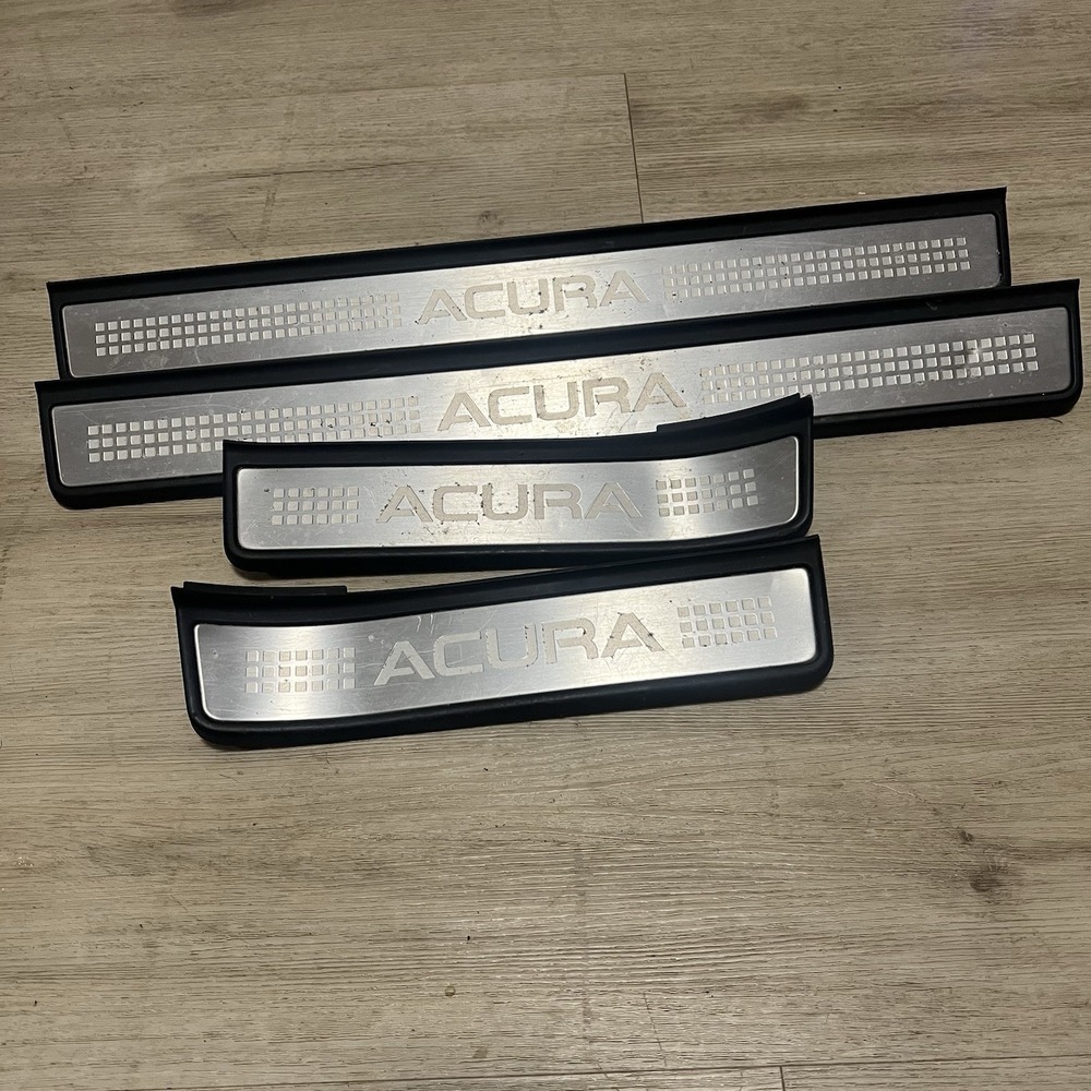 2004-2008 Acura TL Door Sill Scuff‎ Plate Trim Set OEM Honda